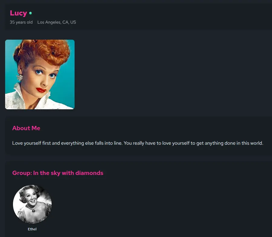 Community groups feature for sugar babies